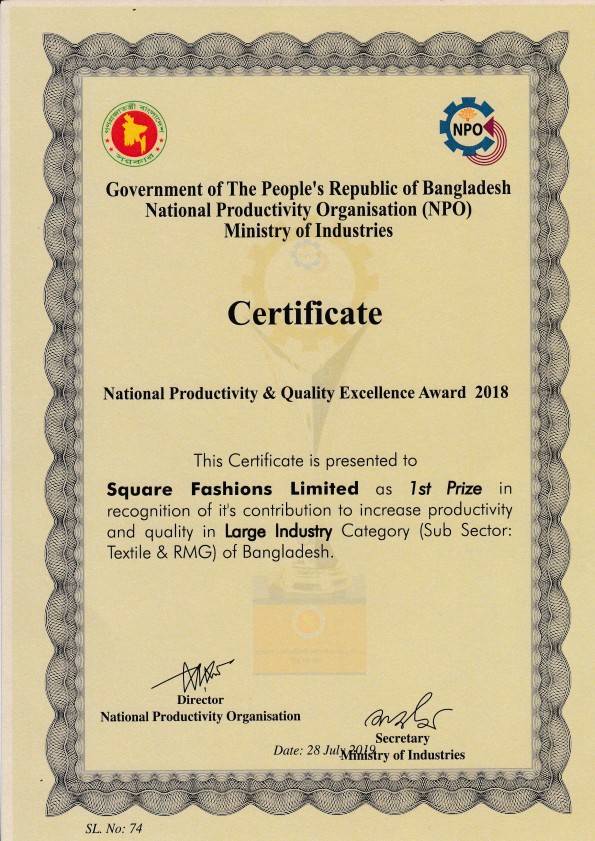 National Productivity  Quality Excellence Award 20